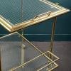 Vintage Serving Bar Italy 1960s Retro trolley bar Brass Bar Wagon Drinks Trolley