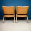 Pair of mid-century lounge chairs by Dal Vera Italy 1950s Vintage italian furniture