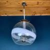 Large Murano glass pendant lamp by Ettore Fantasia and Gino Poli Sothis Murano Italy 1960s Space age