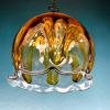 Vintage murano glass pendant lamp Italy 1960s Murano amber Retro home decor Mid-century light