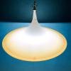 Vintage beige Murano glass pendant lamp Vetri Murano 23 Italy 70s Mid-century Lighting Vintage chandelier