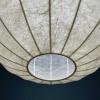 Mid-century large cocoon pendant lamp Italy 1960s style Achille Castiglioni