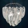 Vintage Murano chandelier by Mazzega Italy 1960s Mid-century modern italian lighting 25 lattimo glass petals