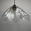Original murano glass pendant lamp Fazzoletto by AV Mazzega Italy 1950s Vintage italian lighting