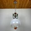 Large vintage murano glass pendant lamp by Mazzega Italy 1960s Mid-century lighting