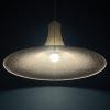 Mid-century large cocoon pendant lamp by Goldkant Leuchten Germany 1970s