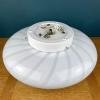 Classic large swirl murano glass ceiling or wall lamp Italy 1970s Retro home decor