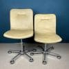Vintage italian desk chairs Set of 2 Italy 1970s Mid-century italian modern Style Gastone Rinaldi