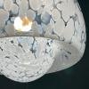 Mid-century white murano pendant lamp designed by Carlo Nason for Mazzega Italy 1960s Space age Atomic