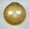 Vintage XL gold pendant lamp Italy 1970s Mid-century modern italian lighting