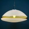 XL Mid-century murano glass pendant lamp Italy 1970s UFO Space age Italian modern lighting