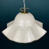 Large murano glass pendant lamp Italy 1970s Mid-century italian modern lighting