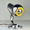 Mid-century metal table lamp Italy 1970s Space age Atomic Retro home decor