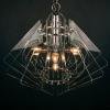 Art glass chandelier italian design by Veca Italy 1970s Art deco MCM mid-century ceiling lamp