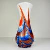 Murano glass hand-cut vase by Carlo Moretti Italy 1970s original murano vase