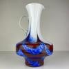 Murano glass hand-cut pitcher by Carlo Moretti Italy 1970s original murano jug