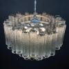 Murano chandelier Tronchi by Toni Zuccheri for Venini Italy 1960s 73 glass element XXL huge murano chandelier