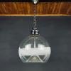 Large Murano glass pendant lamp by Ettore Fantasia and Gino Poli Sothis Murano Italy 1960s