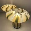 Murano table lamp Mushroom Italy 1980s Set of 2 Mid-century italian modern lighting
