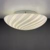 Classic swirl murano glass ceiling or wall lamp Italy 1970s Retro home decor