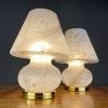 Pair of classic murano table lamps Mushroom Vetri Murano 004 Italy 1970s Italian Modern Retro home decor