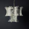 Mid-century art glass chandelier Italy 1960s Art deco MCM mid-century vintage ceiling lamp