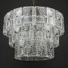 Vintage large crystal chandelier Italy 1960s