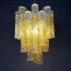 Classic murano chandelier Tronchi by Toni Zuccheri for Venini Italy 1960s