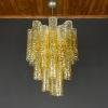 Classic murano chandelier Tronchi by Toni Zuccheri for Venini Italy 1960s