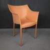 Dr. NO chair designer Philippe Starck for Kartell Italy 1990s apricot chair